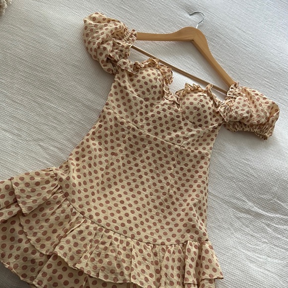 Saints and secrets off shoulder dress - Picture 1 of 3